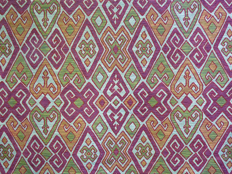 zoom colori KILIM beige, rose, vert